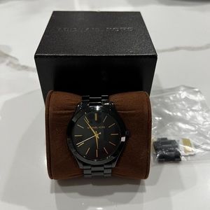 Michael Kors Ladies Black Onyx Watch